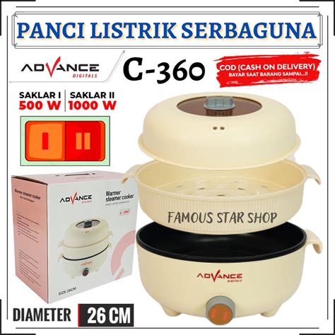 Jual Advance C Panci Listrik Elektrik Multifungsi Warmer Steamer