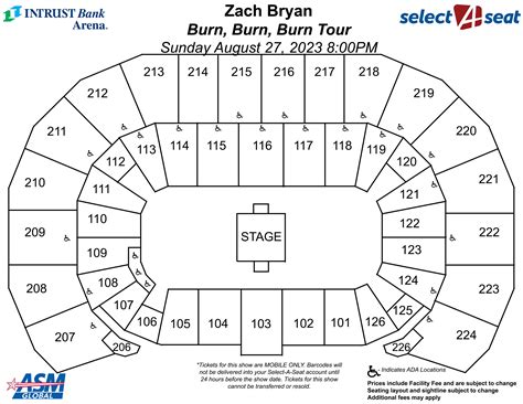 Seating Charts | Events & Tickets | INTRUST Bank Arena