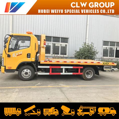 Faw Jiefang Full Landed Tilt Tray Flatbed Road Recovery Car Rescue