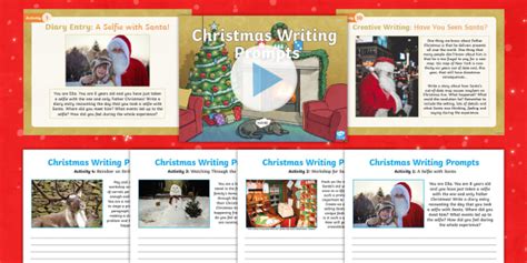 Christmas Writing Prompts Pack Primary Resources