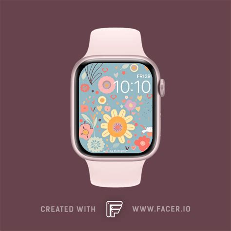 Linlay Designs™ 🌺flower Girl 2 Slideshow Watch Face For Apple Watch