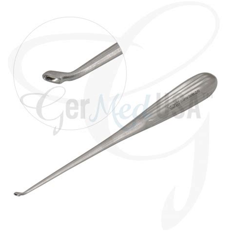 Epstein Curette Hollow Handle Reverse Angle Germedusa Inc