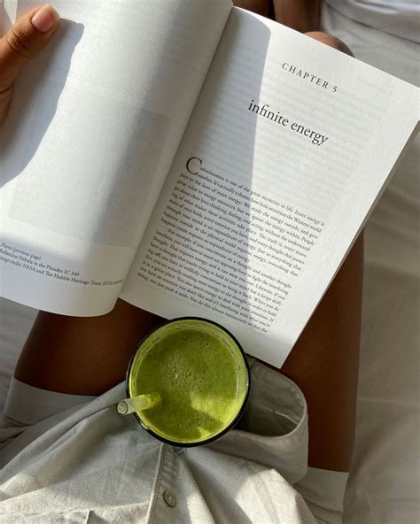 Reading In Bed With A Green Smoothie Info Board Healthy Mindset