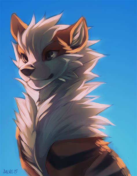 Safe Artist Falvie Arcanine Canine Fictional Species