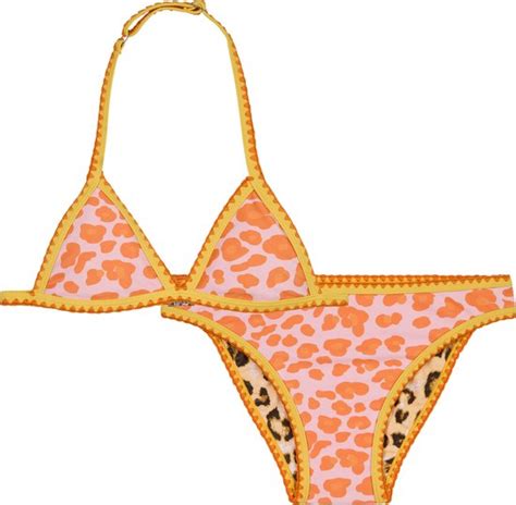 Claesen S Bikini Reversible Pink Panther Leopard Meisjes Bikini Maat