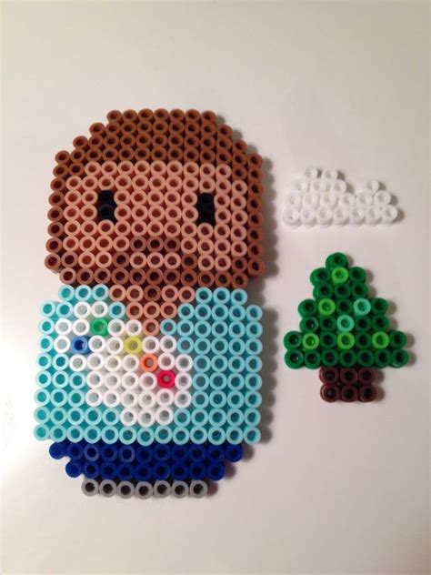 Bob Ross Perler Bead By Nerdchristmas On Etsy Bead Sprite