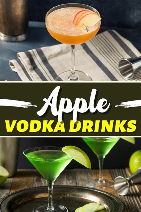 10 Best Apple Vodka Drinks and Cocktails - Insanely Good