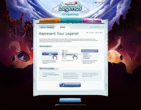 MapleStory - Legends Teaser Site on Behance