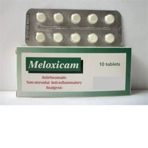 Meloxicam Tablet Strength 7 5mg 15mg At 25 Strip In Surat ID