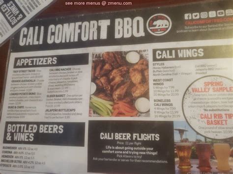 Online Menu of Cali Comfort BBQ Restaurant, Spring Valley, California ...