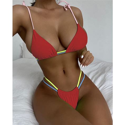 Descriptionjulia Fashion Sexy Bandage Bikini Women Two Pieces