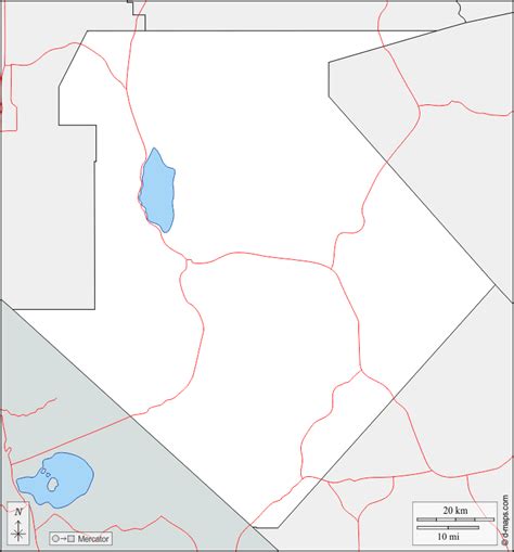 Condado De Mineral Mapa Gratuito Mapa Mudo Gratuito Mapa En Blanco