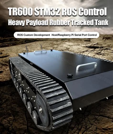 Tr Custom Kg Payload Remote Control All Terrain Ros Rubber Track