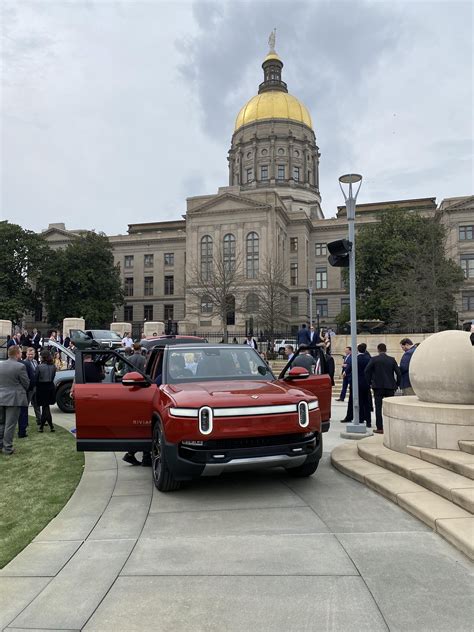 Rivian Day At The Georgia State Capital Rrivian