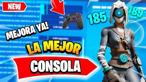 La MEJOR SENSIBILIDAD CONSOLA Dar MAS HEADSHOTS En Fortnite TEMPORADA