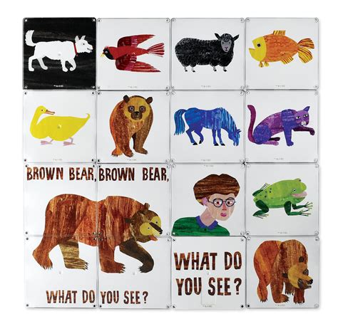 Magna Tiles By Eric Carle Brown Bear Brown Bear What Do You See