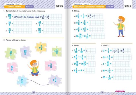 Matematyka Karty Pracy W Szkole I W Domu Klasa 5 Eduksiegarnia Pl