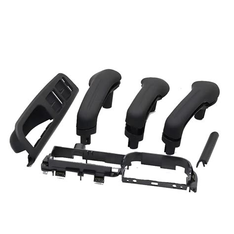 Front Rear Left Right Door Black Pull Grab Handle For Vw Bora Golf