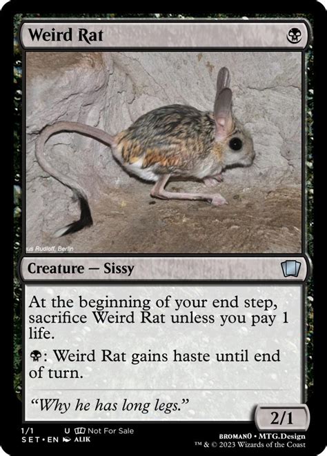 Weird Rat : r/custommagic