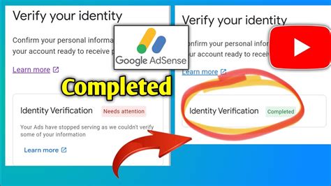 Google Adsense Identity Verification Kaise Kare How To Complete