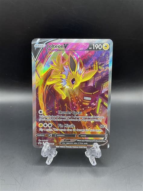 Pokémon Tcg Jolteon V Sword And Shield Swsh183 Holo Promo Promo Ebay