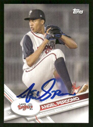 2017 Topps Pro Debut Angel Perdomo IP Auto Autographed Signed 22 Card