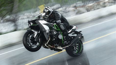 thrill seeker riding high   black kawasaki hr wallpaper