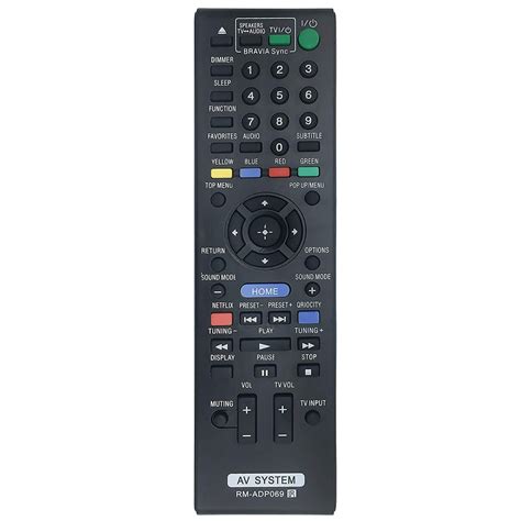 Rm Adp Remote Control For Sony Av System Rm Adp Bdv N W Bdv T