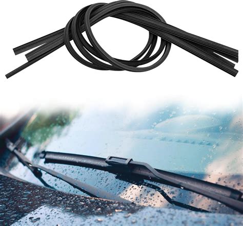 Amazon ZOKYUYS 4 PCS Windshield Wiper Rubber Strips DIY Silicone