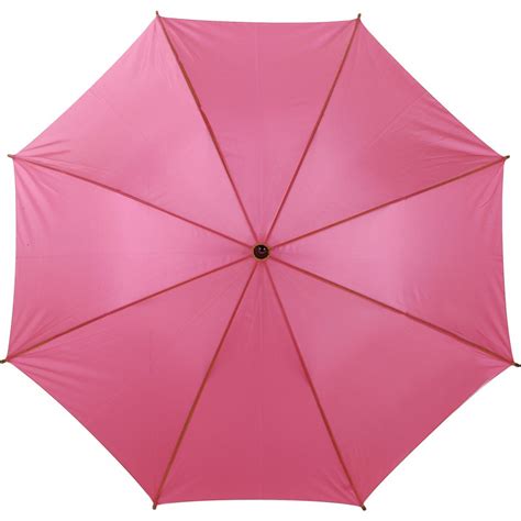 Printed Polyester 190t Umbrella Kelly Pink Umbrellas