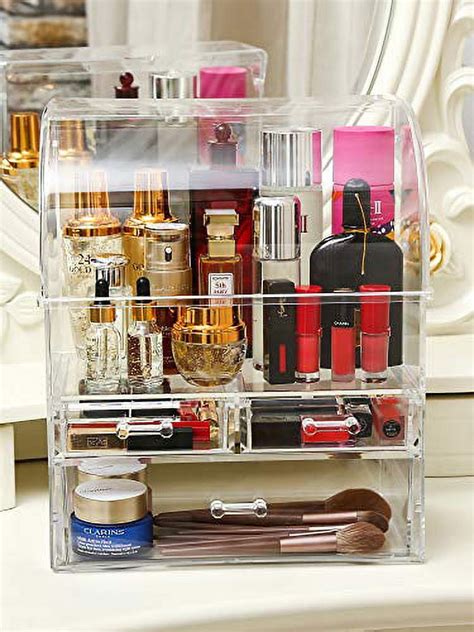 MOOCHI Professional Large Cosmetic Makeup Organizer Dust Water Proof