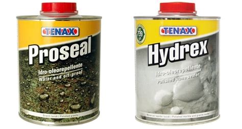 Tenax Proseal And Hydrex Stone Sealer