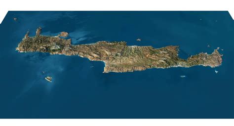 Crete Island Greece 3d Model By Shustrik