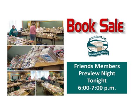 Friends Book Sale Preview Night Reedsburg Public Library