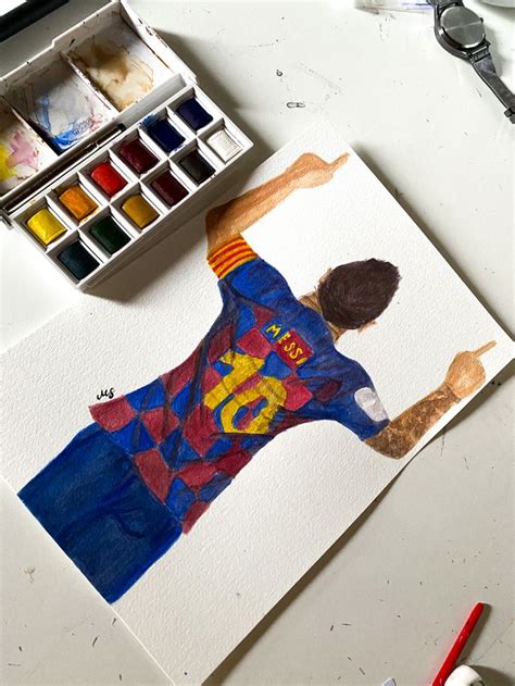 Maga Sartori On Instagram Acuarela Art Arte Messi