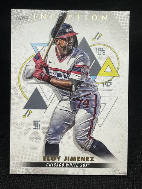 Topps Inception Eloy Jimenez Base Card Chicago White Sox