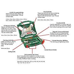 Bosch Titanium Drill Bit Set X Line Set Pcs Amazon Ca