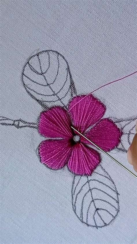 flower stitch embroidery  stitching hand embroidery design hand