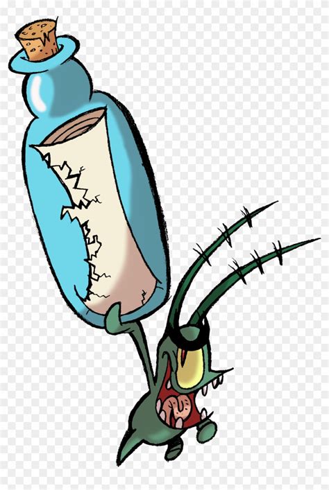 Plankton With The Secret Formula Free Transparent Png Clipart Images