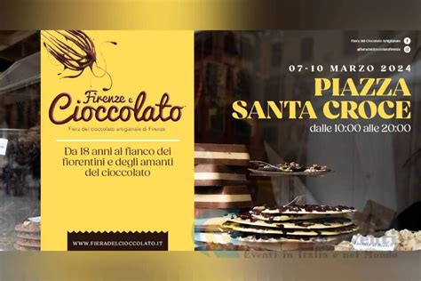 Fiera Del Cioccolato Artigianale A Firenze Giro Per Eventi