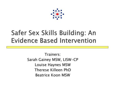 Ppt Safer Sex Skills Building An Evidence Based Intervention Powerpoint Presentation Id2710941