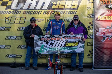 Crabtree Gets His Third Vores Welding CRA Late Model Sportsman Win Of