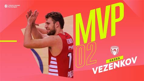 Sasha Vezenkov Round Mvp Turkish Airlines Euroleague