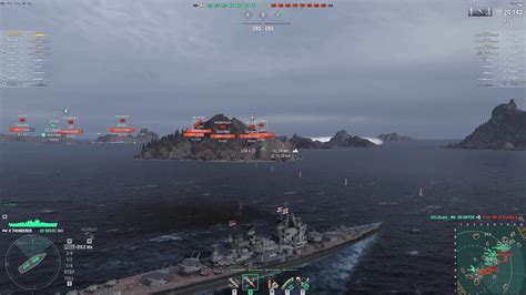 World Of Warships T10 Thunderer Uk Battleship 1st Time Out So A Bot Test Was Required