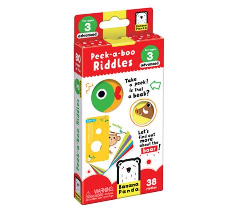 Peek A Boo Riddles Advanced Learning Tree Educational Store Inc