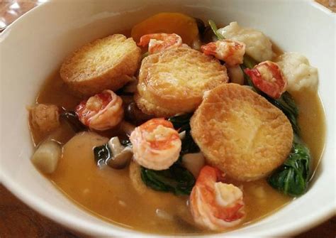 Resep Sapo Tofu Udang Oleh Alfi Rizka Diniarti Cookpad