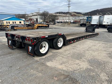 2010 Fontaine 35 Ton Hydraulic Neck Double Drop Double Drop Trailer For