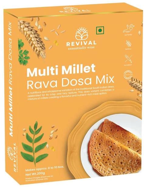 Multi Millet Rava Dosa Mix Certification Fssai At Best Price In