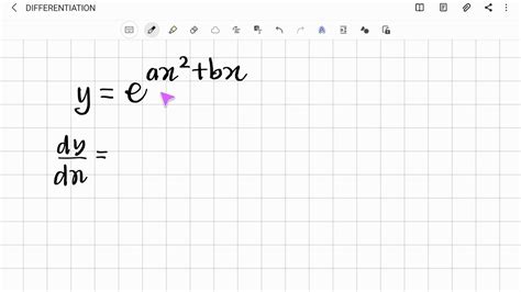 Differentiation Exponential Function 3 Tutorial 6 Of 9 Q1f Youtube