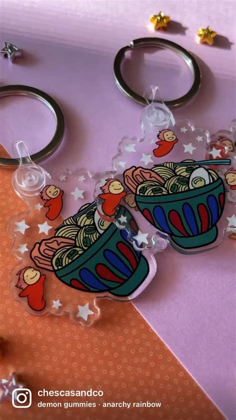 Ponyo Keychain In My Shop Ponyo Ramen Studio Ghibli Keychains